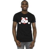 Disney Men's Big Hero 6 Baymax Kitten Heads T-Shirt in Black | Size: Small