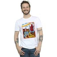 Netflix Men's Stranger Things Naughty List T-Shirt in White | Size: 4XL