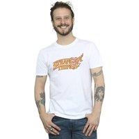 Netflix Men's Stranger Things Logo Breaking T-Shirt in White | Size: Small