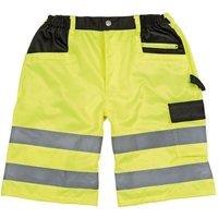 SAFE-GUARD by Result Men's Safety Cargo Shorts in Yellow | Size: Small