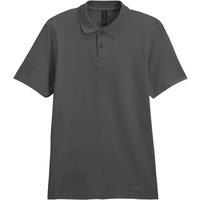 Gildan Men's SoftStyle Double Pique Polo Shirt in Charcoal | Size: Medium