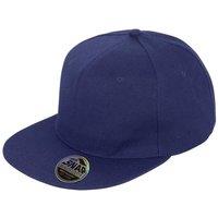 Result Men's Core Bronx Original Flat Peak Snapback Solid Colour Cap in Navy