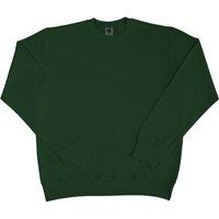 SG Men's Long Sleeve Crew Neck Sweatshirt Top in Bottle Green | Size: 4XL