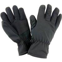 Result Men's Winter Essentials Softshell Thermal Gloves in Black | Size: Large/XL
