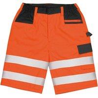SAFE-GUARD by Result Men's Safety Cargo Shorts in Orange | Size: 4XL