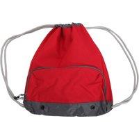 Bagbase Men's Athleisure Water Resistant Drawstring Sports Gymsac Bag in Red