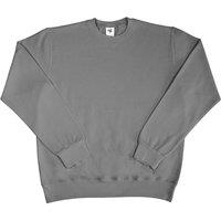 SG Men's Long Sleeve Crew Neck Sweatshirt Top in Grey | Size: 3XL