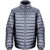 Result Men's Ice Bird Padded Winter Jacket (Water Repellent & Windproof) in Grey | Size: 2XL
