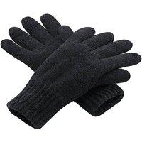 Beechfield Men's Classic Thinsulate Gloves in Black | Size: Large/XL