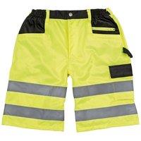 SAFE-GUARD by Result Men's Safety Cargo Shorts in Yellow | Size: XL