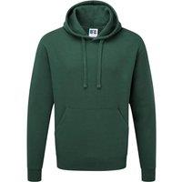 Russell Men's Authentic Hooded Sweatshirt Hoodie in Bottle Green | Size: Medium