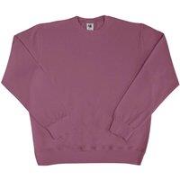 SG Men's Long Sleeve Crew Neck Sweatshirt Top in Dark Pink | Size: 3XL