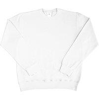 SG Men's Long Sleeve Crew Neck Sweatshirt Top in White | Size: 5XL