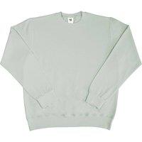 SG Men's Long Sleeve Crew Neck Sweatshirt Top in Pale Grey | Size: Large