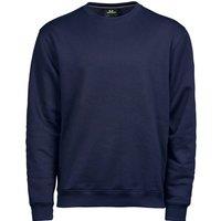 TEE JAYS Men's Heavyweight Sweatshirt in Navy | Size: 2XL