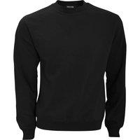 B&C Men's Crew Neck Sweatshirt Top in Black | Size: 5XL