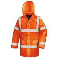 SAFE-GUARD by Result Men's Motorway Jacket in Orange | Size: Small