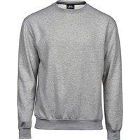 TEE JAYS Men's Heavyweight Sweatshirt in Grey | Size: Large
