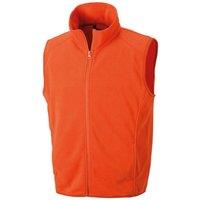 Result Core Men's Microfleece Gilet in Orange | Size: 2XL
