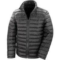 Result Men's Ice Bird Padded Winter Jacket (Water Repellent & Windproof) in Black | Size: Large