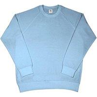 SG Men's Raglan Sleeve Crew Neck Sweatshirt in Blue | Size: Medium