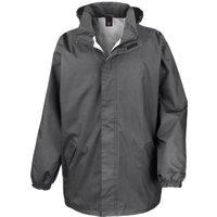 Result Men's Core Midweight Waterproof Windproof Jacket in Dark Grey | Size: Small