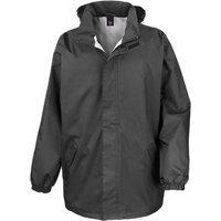 Result Men's Core Midweight Waterproof Windproof Jacket in Black | Size: Medium