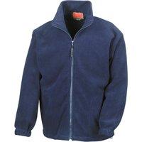 Result Men's Full Zip Active Fleece Anti Pilling Jacket in Navy | Size: 2XL