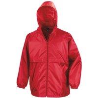 Result Men's Core Lightweight Waterproof Shield Windproof Jacket in Red | Size: Small