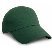 Result Men's Heavy Cotton Premium Pro-Style Baseball Cap in Bottle Green