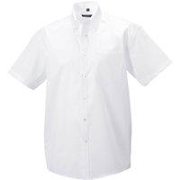 Russell Men's Collection Short Sleeve Ultimate Non-Iron Shirt in White | Size: 15 inches