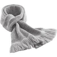 Beechfield Men's Classic Knitted Winter Scarf in Grey