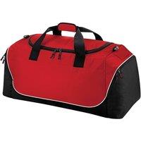 Quadra Men's Teamwear Jumbo Kit Duffle Bag - 110 Litres in Red
