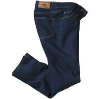 Atlas for Men Men's Stretch Jeans in Mid Blue | Size: 50R