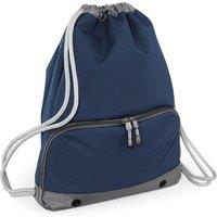 Bagbase Men's Athleisure Water Resistant Drawstring Sports Gymsac Bag in Navy