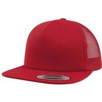 Yupoong Men's Foam Trucker Cap in Red