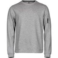 TEE JAYS Men's Athletic Crew Neck Sweatshirt in Grey | Size: 3XL