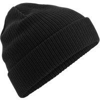 Beechfield Men's Fine Knit Beanie in Black