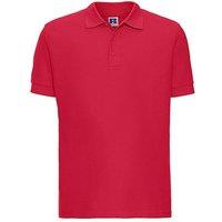 Russell Men's Ultimate Cotton Polo Shirt in Red | Size: 4XL