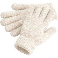 Beechfield Men's Ribbed Cuff Gloves in Beige