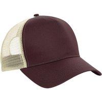 Beechfield Men's Snapback Trucker Cap in Chocolate