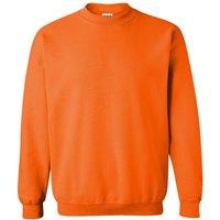 Gildan Men's Heavy Blend Crew Neck Sweatshirt in Orange | Size: Small