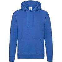Fruit of the Loom Men's Premium 70 30 Plain Hoodie in Blue | Size: Medium