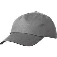Myrtle Beach Men's Promo 5 Panel Baseball Cap in Dark Grey