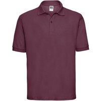 Russell Men's Classic Polycotton Polo Shirt in Burgundy | Size: XL