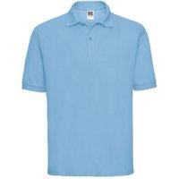 Russell Men's Classic Polycotton Polo Shirt in Baby Blue | Size: XL