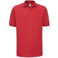 Russell Men's Polycotton Hardwearing Polo Shirt in Light Red | Size: 4XL