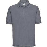 Russell Men's Classic Polycotton Polo Shirt in Grey | Size: XL