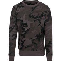 Build Your Brand Men's Camo Crew Neck Sweatshirt | Size: 4XL