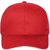 Myrtle Beach Men's 6 Panel Cotton Baseball Cap in Red